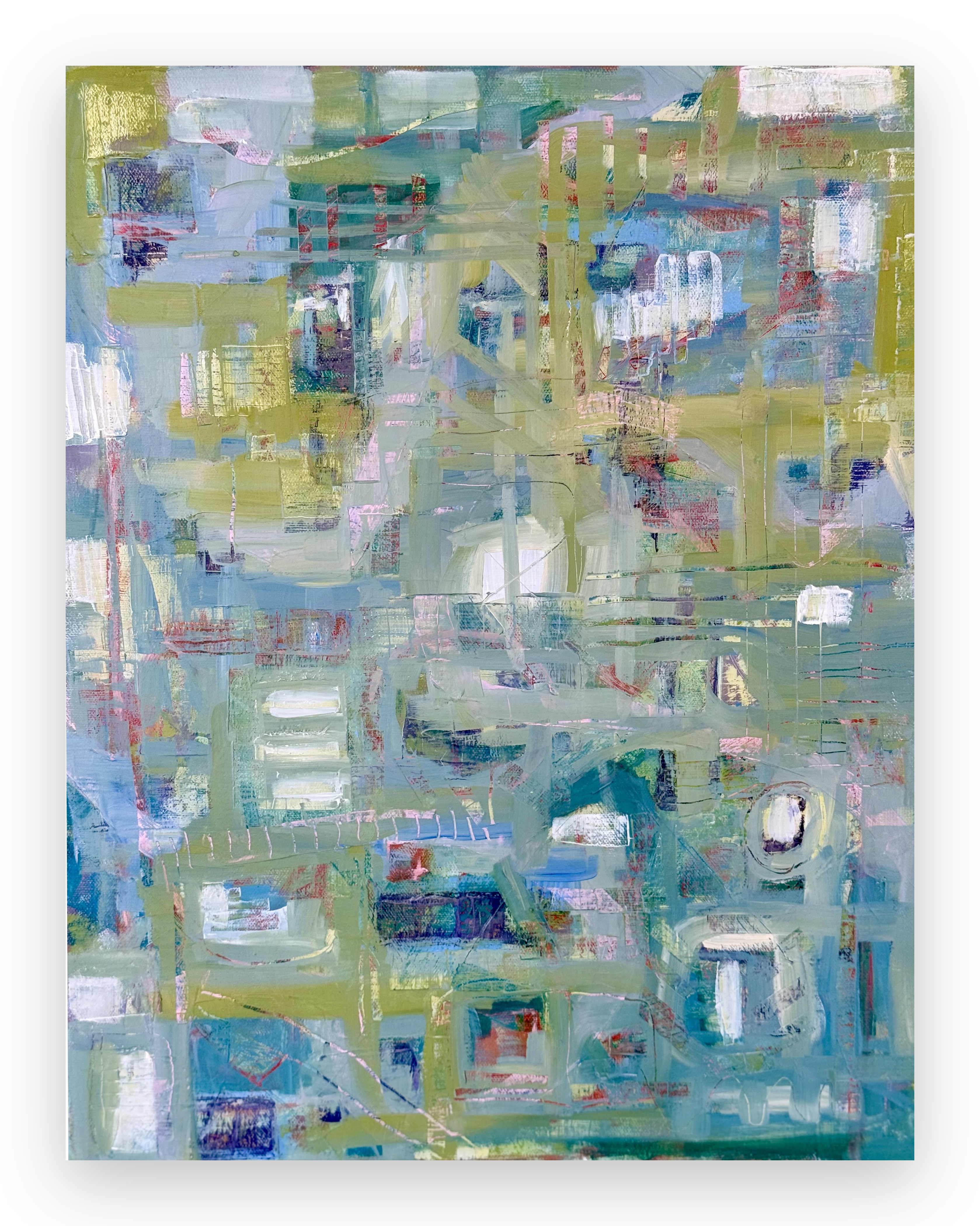 New Painting Green